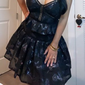 Preloved dress, size M, dark blue